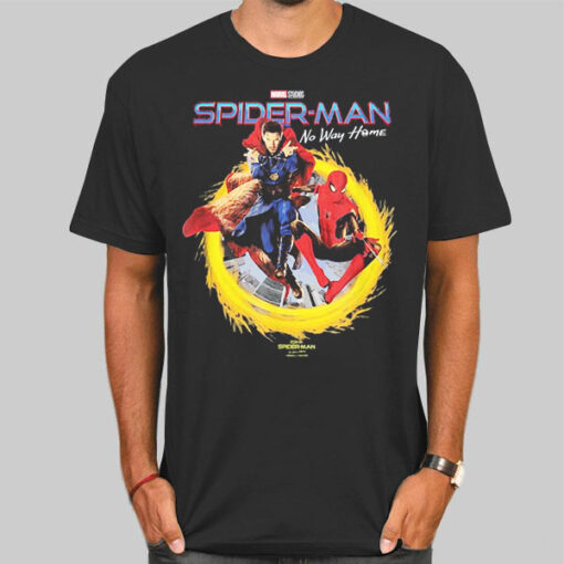 Dr Strange and Spiderman No Way Home Shirt