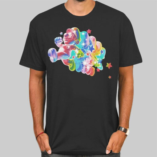 Rainbow Star Mario Galaxy Vintage Shirt