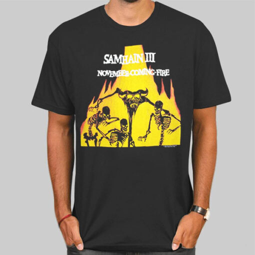 Vintage November Coming Fire Samhain Shirt