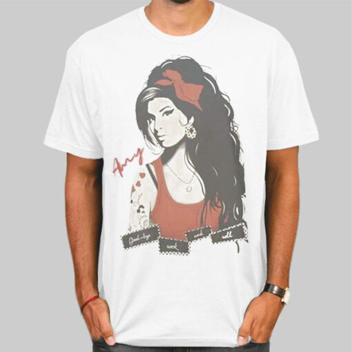 Funny Fan Art Amy Winehouse Shirt