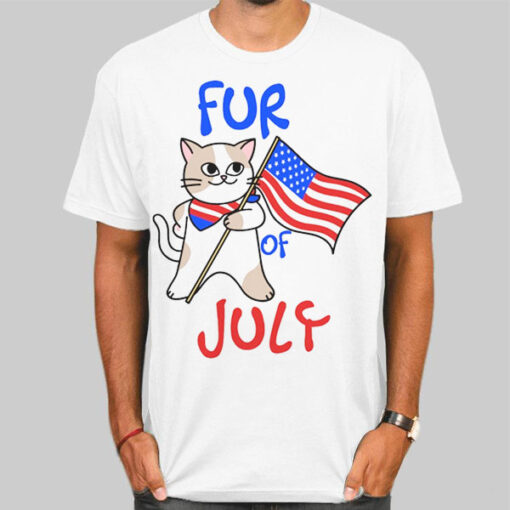 Funny Happy 4th of July Cat Shirt