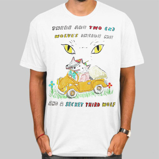 Funny Vintage the Wolf Inside Me Shirt