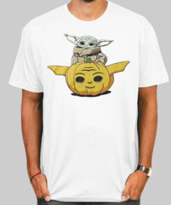 Halloween Star Wars Baby Yoda Pumpkin Shirt