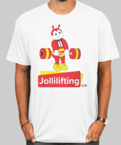 Parody Vintage Jollilifting Jollibee T Shirt