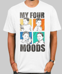 Vintage My Four Moods Meme Shirt