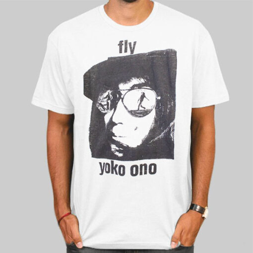 Vintage Potrait Fly Yoko Ono T Shirt