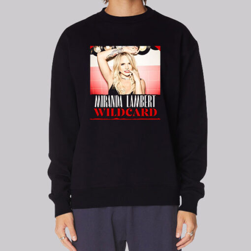 Black Sweatshirt Poster Graphic Wildcard Miranda
