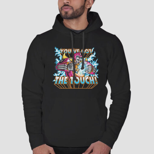 Hoodie Black Illustration Transformers You Got the Touch