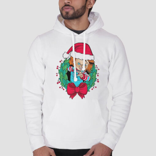 Hoodie White Christmas Chucky Hat Childs Play