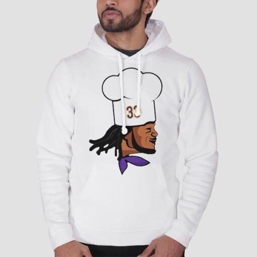 Hoodie White Meme Chef Dalvin Cook Cooking