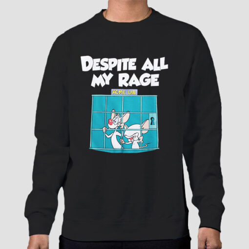 Sweatshirt Black Dispite All My Rage Acme Lab