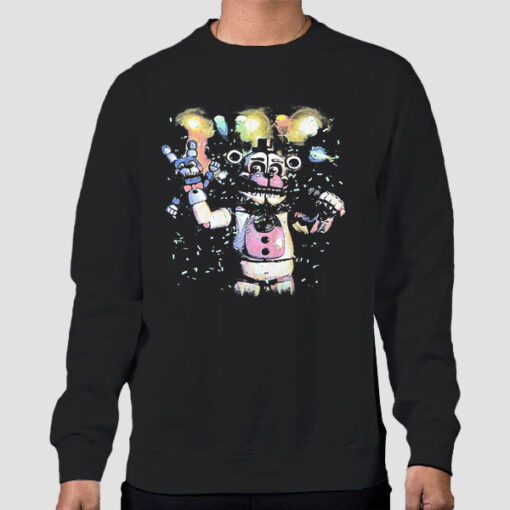 Sweatshirt-Black-Vintage-Art-Five-Nightsat-Freddys