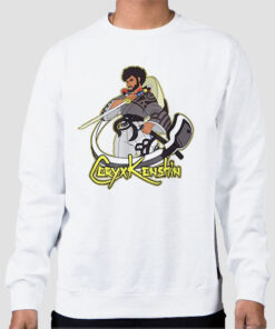 Sweatshirt White Anime Samurai Coryxkensin Merch