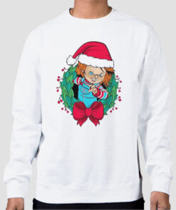 Sweatshirt White Christmas Chucky Hat Childs Play
