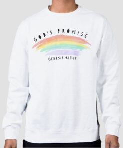 Sweatshirt White Vintage Reclaiming God's Rainbow