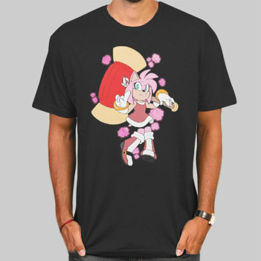 Amy Rose Pink Sonic the Hedgehog Shirt