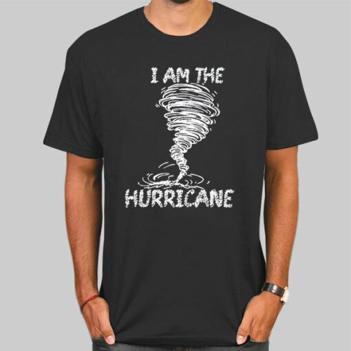Funny Graphic M Hurricane Weather Shirt