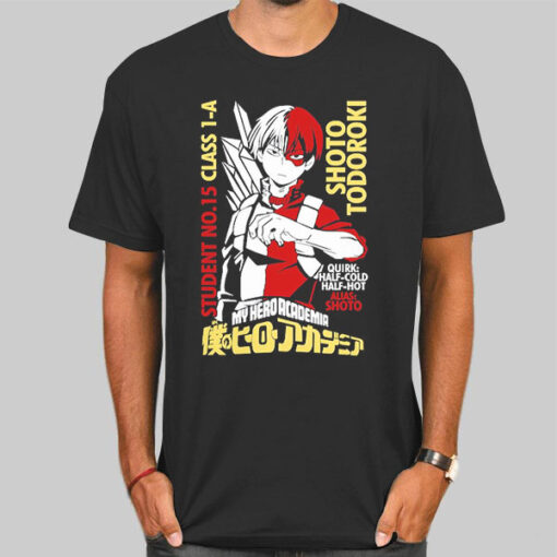 Hot Shoto Todoroki Anime Character Shirt
