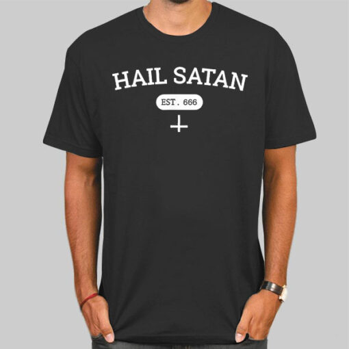Satanic Est 666 Hail Satan Shirt