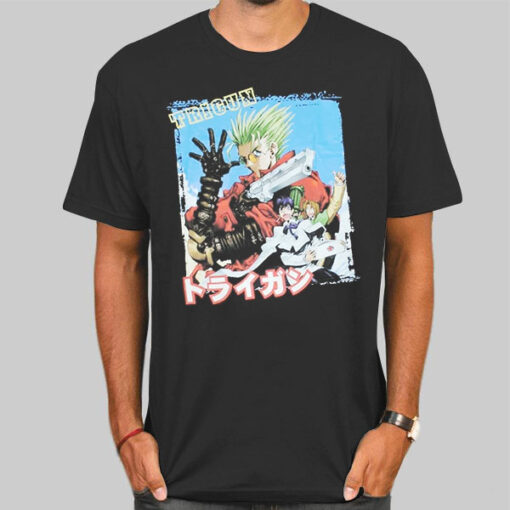 Vintage Kanji Anime Trigun Watch Shirt