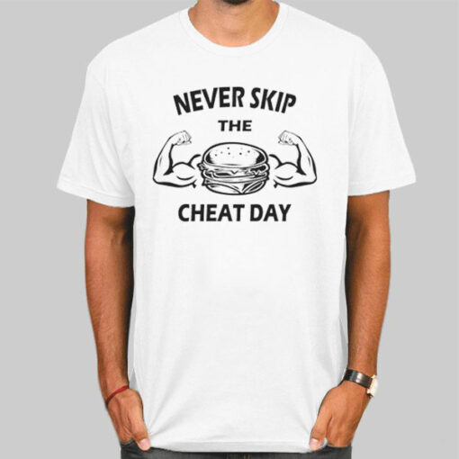 Funny Burger Cheat Day Design Shirt
