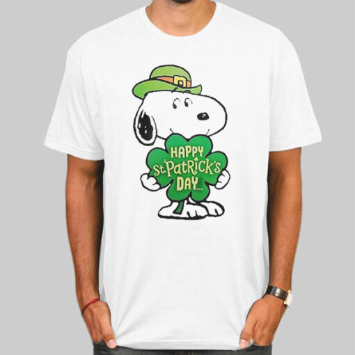 Happy St Patrick's Day Snoopy Hug Irish Shirt