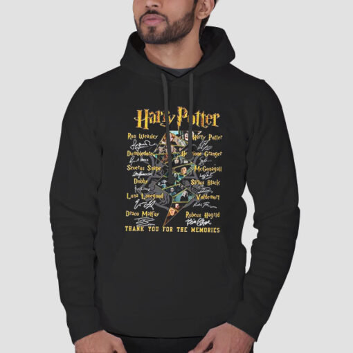 Hoodie Black Harry Potter Thank You Memories Shirt