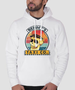 Hoodie White Benny`S Halloweentown Taxi Driver