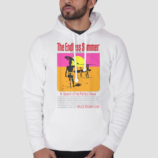 Hoodie White The Endless Summer Bruce Brown Films
