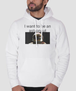 Vtg I Want to Be an Astronaut Hoodie