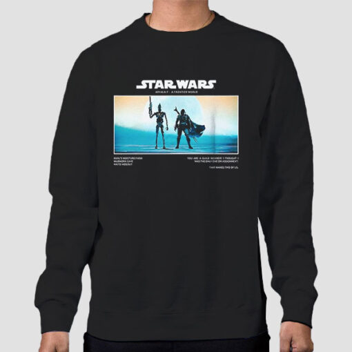 Sweatshirt Black Funny Star Wars Arvala 7
