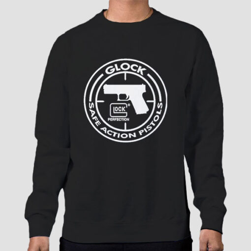 Sweatshirt Black Glock Safe Logo Glock Perfection