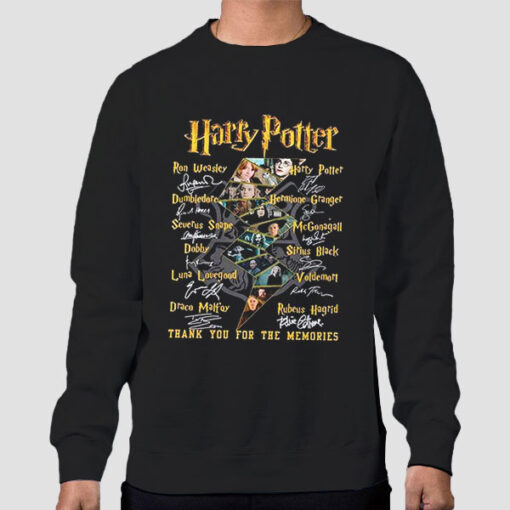 Sweatshirt Black Harry Potter Thank You Memories Shirt