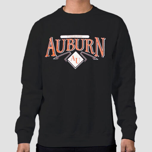 Sweatshirt Black Logo AU Tigers Auburn