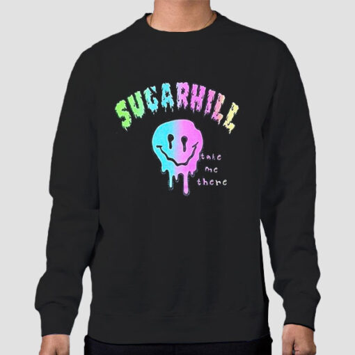 Sweatshirt Black Take Me There Sugar Hill