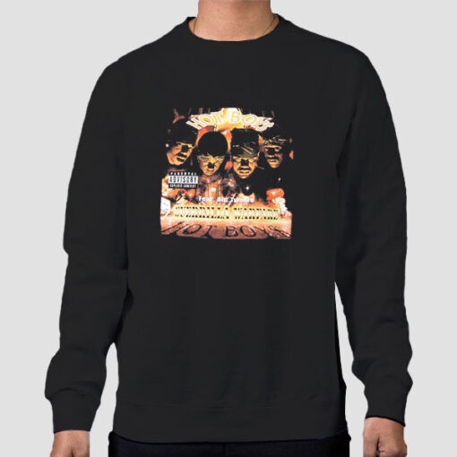 Sweatshirt Black Vintage Guerrilla Warfare Hotboys