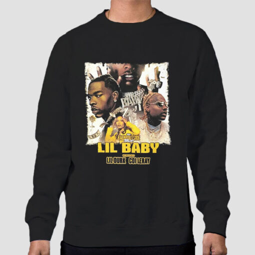 Sweatshirt Black Vintage Poster Lil Durk X Lil Baby