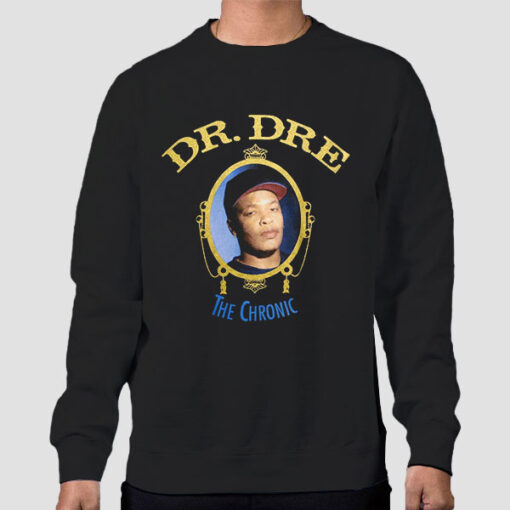Sweatshirt Black Vintage Potrait Dr Dre Chronic