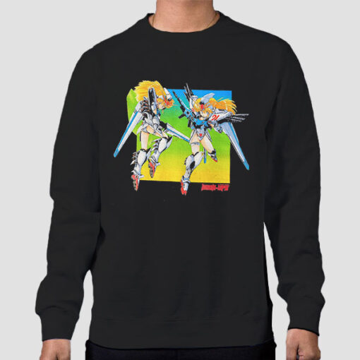 Sweatshirt Black Vtg Super Sick Hookups Gundam