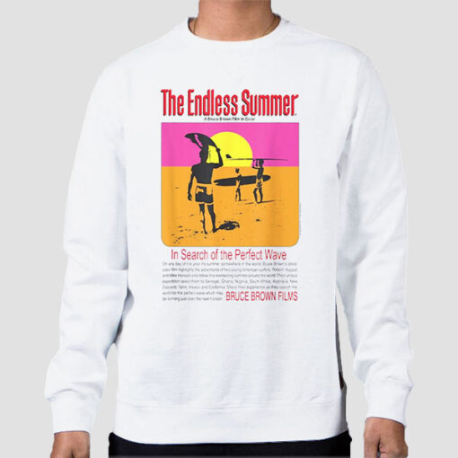 Sweatshirt White The Endless Summer Bruce Brown Films
