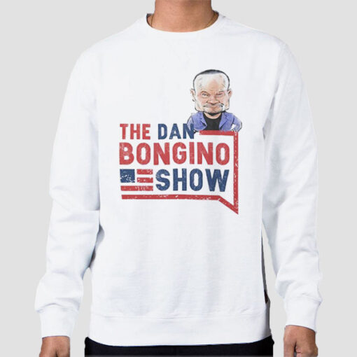 Sweatshirt White Vintage Show the Dan Bongino