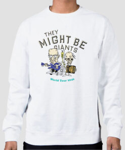Sweatshirt White World Tour 2040 They Might Be Giants