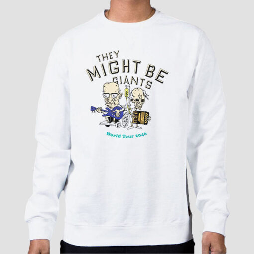 Sweatshirt White World Tour 2040 They Might Be Giants