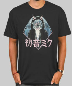 Anime Demon Mask Hatsune Miku Shirt