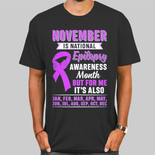 Fight Epilepsy Month Awareness Shirt