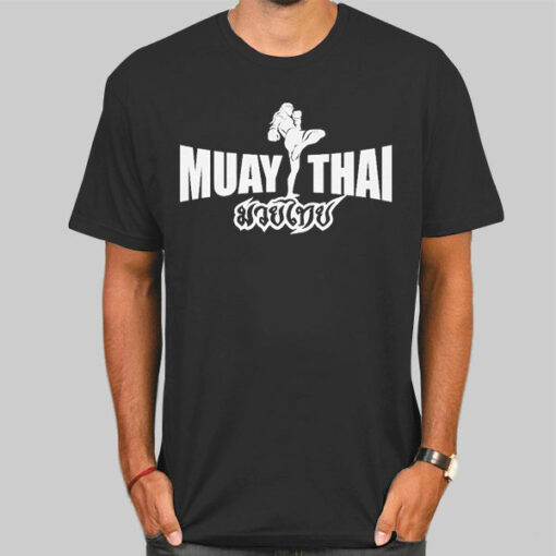 T Shirt Black Fighters Club Muay Thai