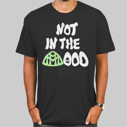 T Shirt Black Graphic Not in the Mood