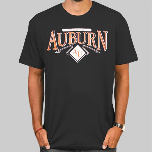 T Shirt Black Logo AU Tigers Auburn