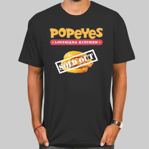 Pepeyes Menu Fast Food Sold out Shirt