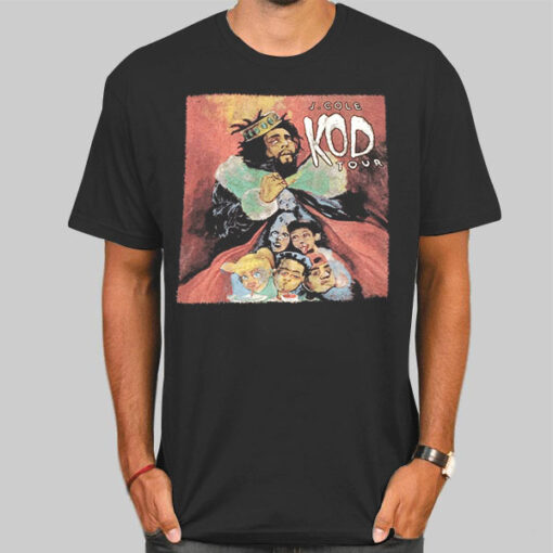 Vintage 2018 KOD J Cole Tour Shirt